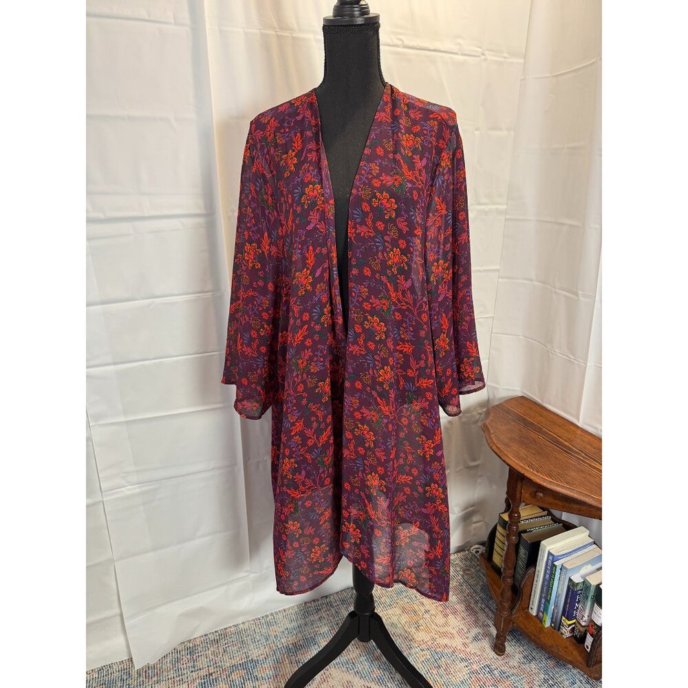Torrid Chiffon High Low Kimono